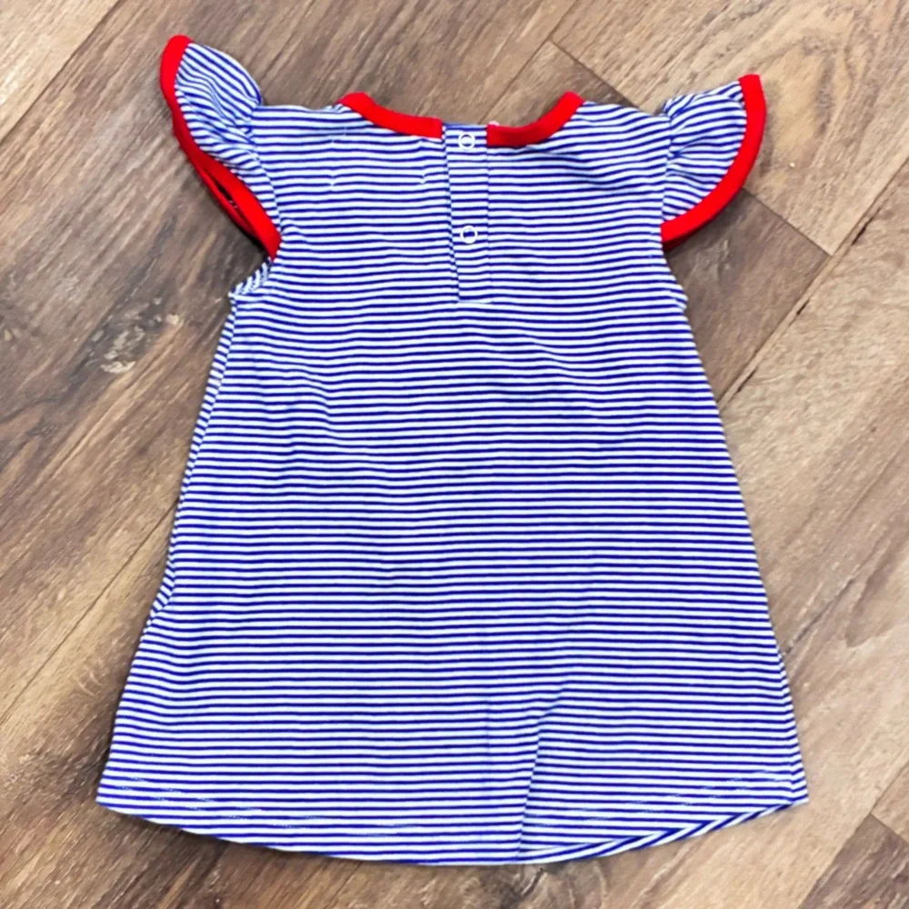 Blended Spirit Blue & White Baseball Dress Sports Summer Outfit 6m - Picture 9 of 12